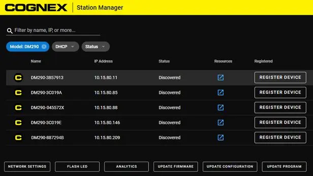 Cognex Station Manager