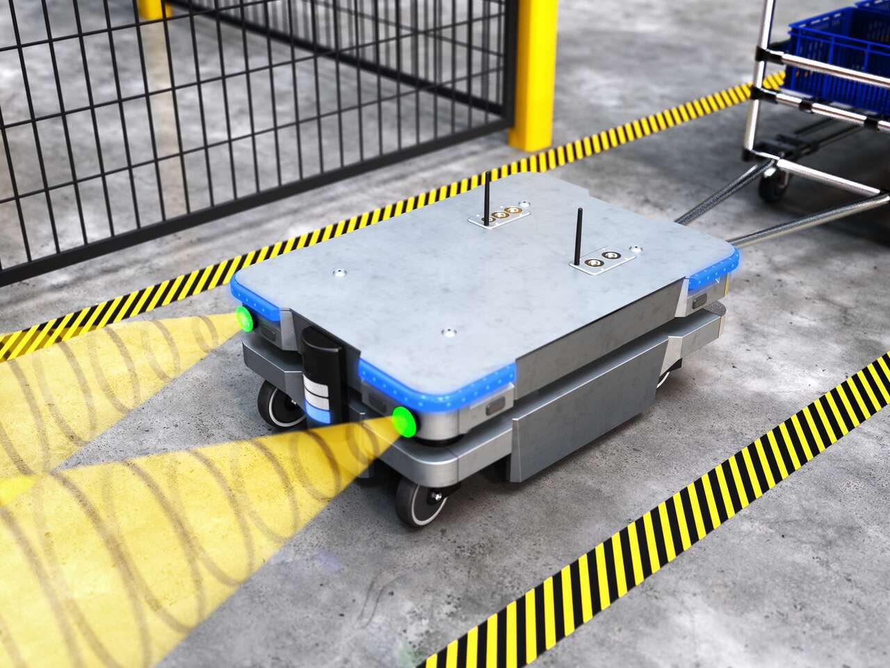 K50RB mobil robot çarpışma önleme